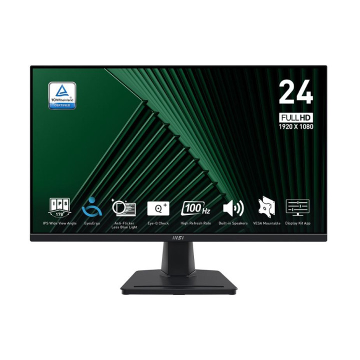 MSI PRO MP245G 23.8 FHD HDMI DP VGA BLACK